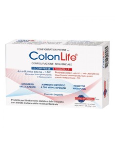 Colonlife Integratore Trattamento Coleopatie 10 Compresse + 10 Capsule